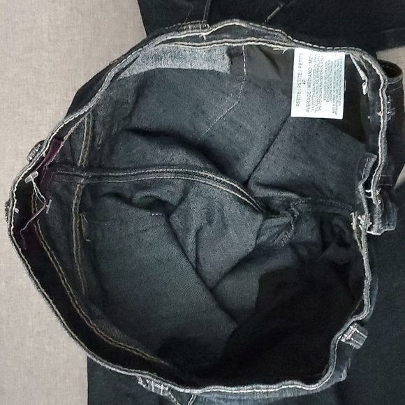 Gloria Vanderbilt jeans women's size 4p 4 petite blue dark demin jeans - Picture 9 of 14